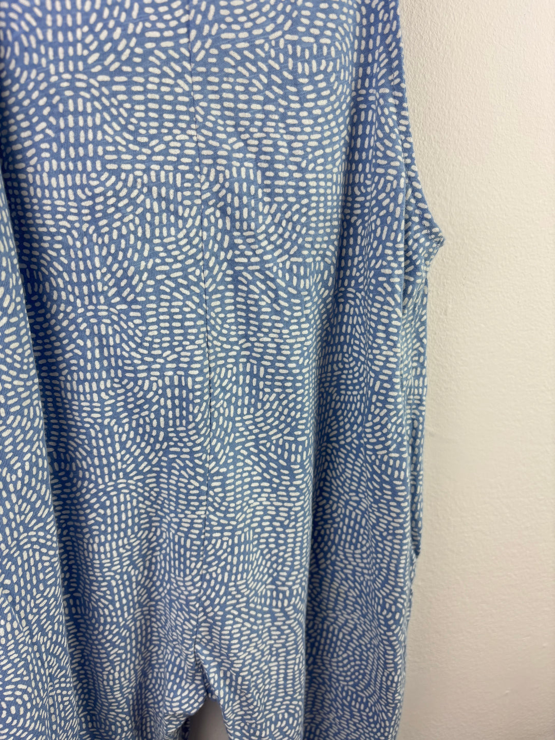 Next Blue Jumpsuit Patterned Strap Frill Detail 5-6 Years-Jump Suits-Second Snuggle Preloved