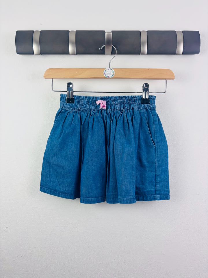 Mountain Warehouse Blue Denim Skirt Elastic Waist 5-6 Years
