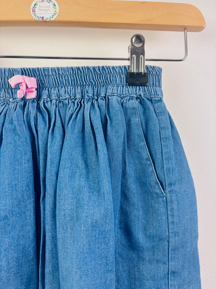 Mountain Warehouse Blue Denim Skirt Elastic Waist 5-6 Years