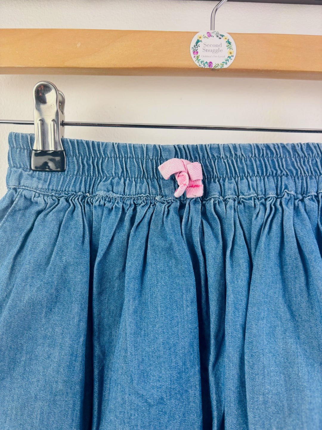 Mountain Warehouse Blue Denim Skirt Elastic Waist 5-6 Years