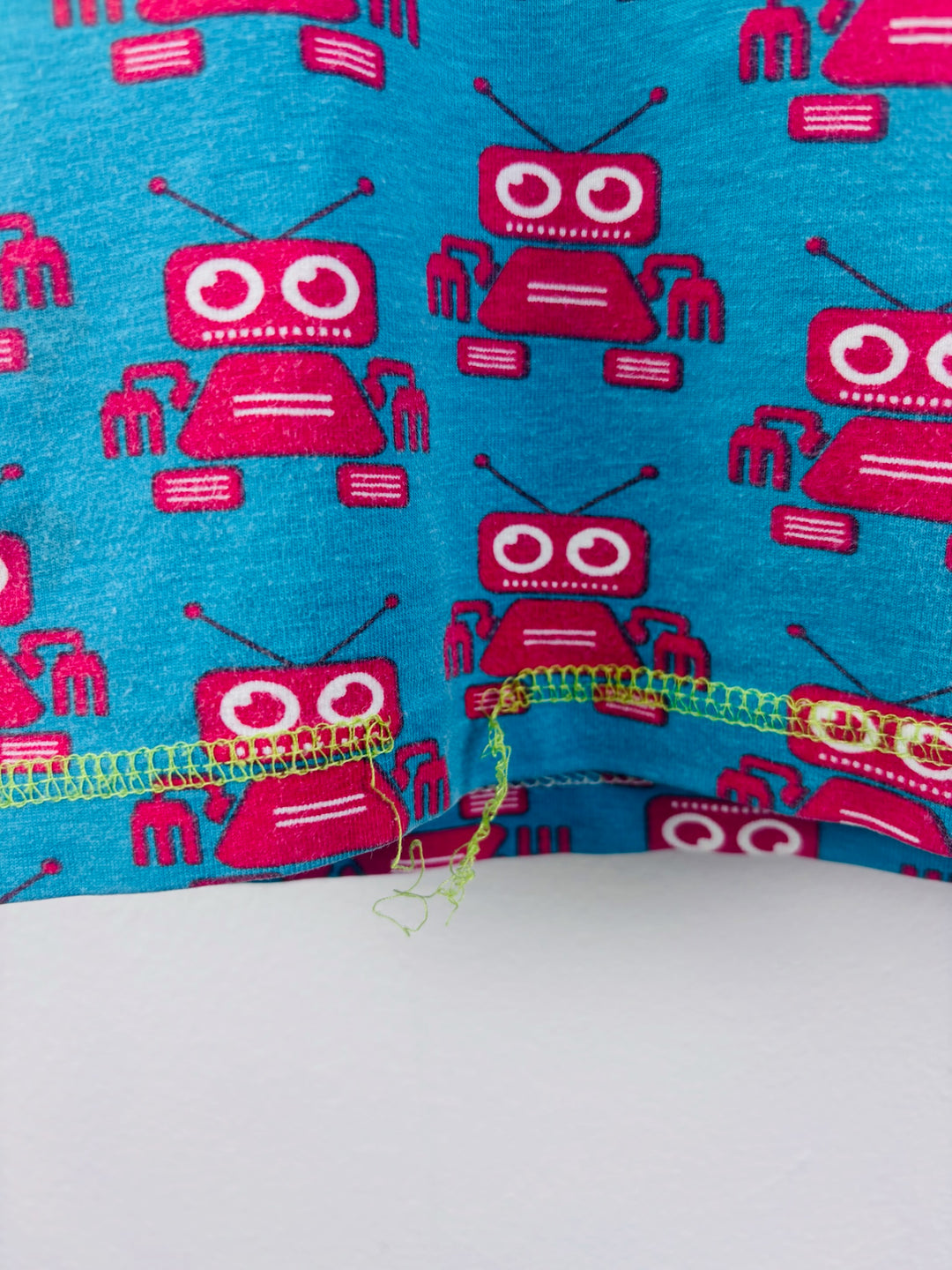 Maxomorra Blue Robot T-Shirt 5-6 Years 110/116-Tops-Second Snuggle Preloved