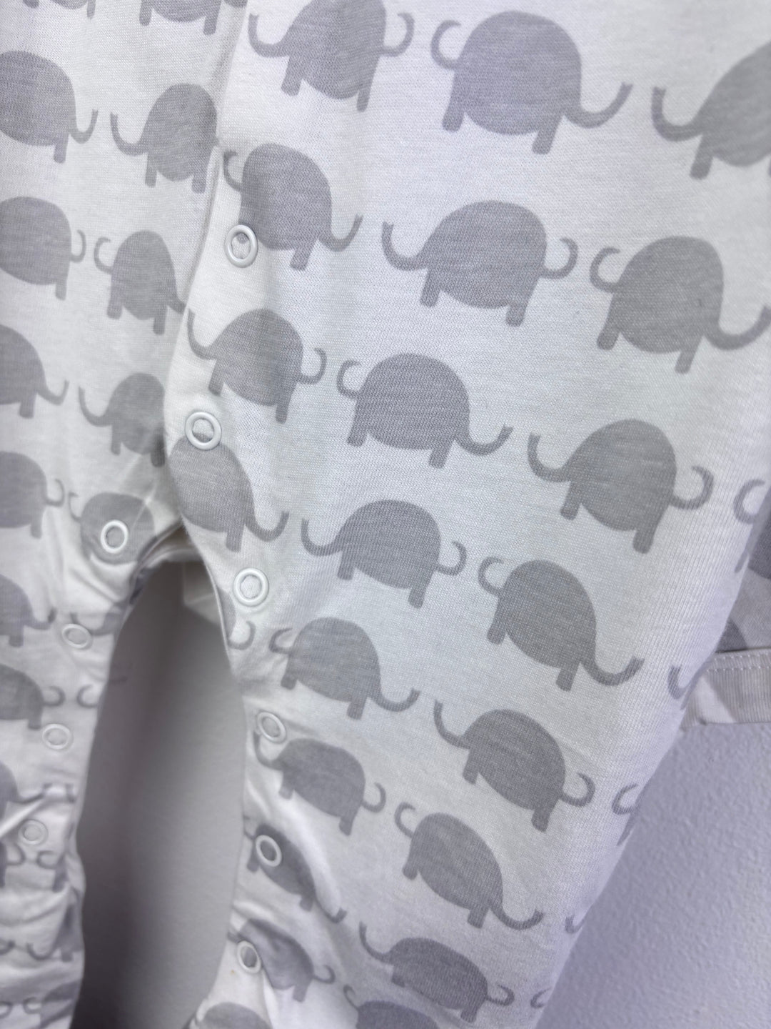 Lucy & Sam Grey Elephant Sleepsuit Set 9–12 Months-Sets-Second Snuggle Preloved