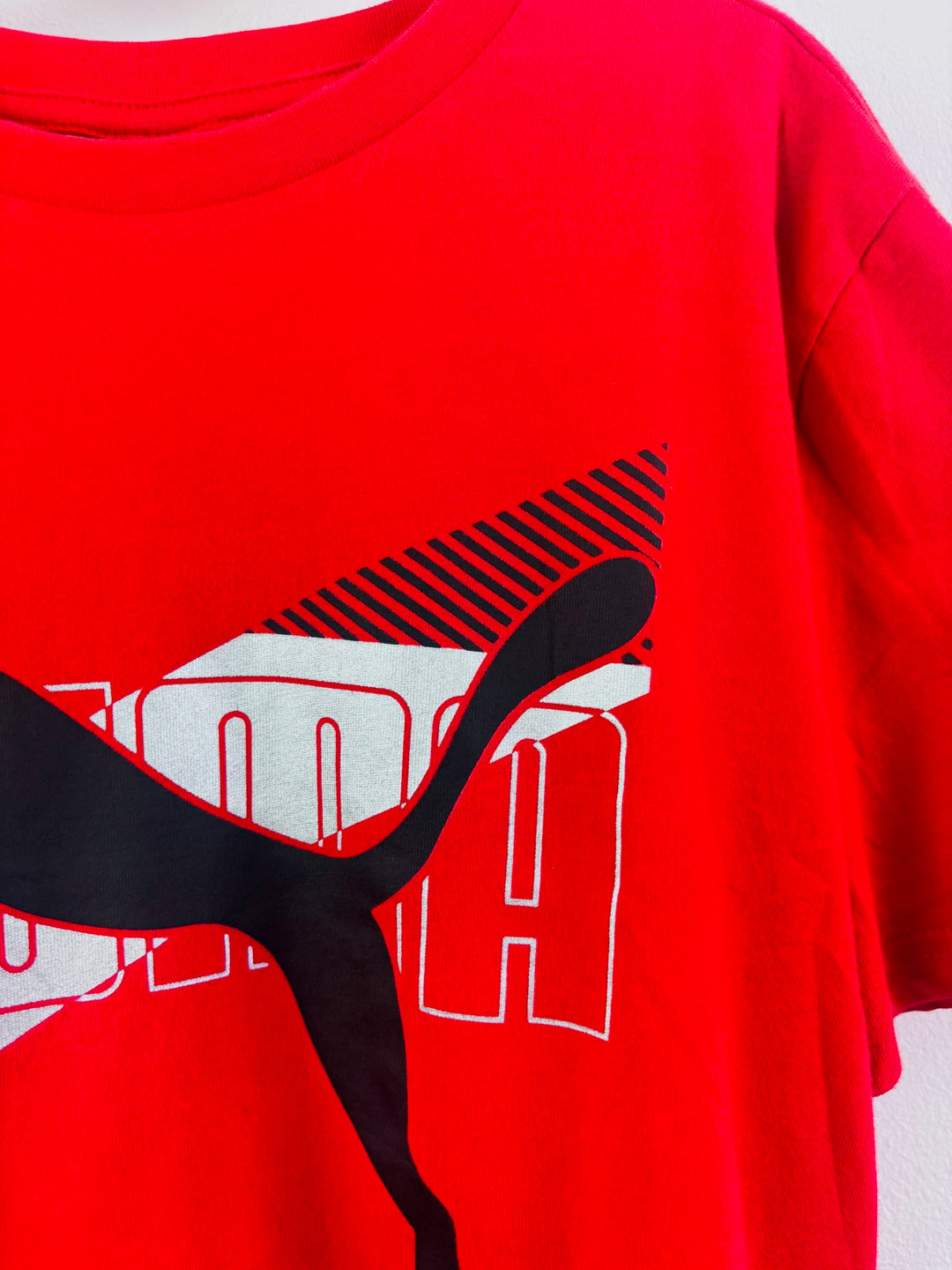 Puma Red Logo Graphic T-Shirt 11-12 Years