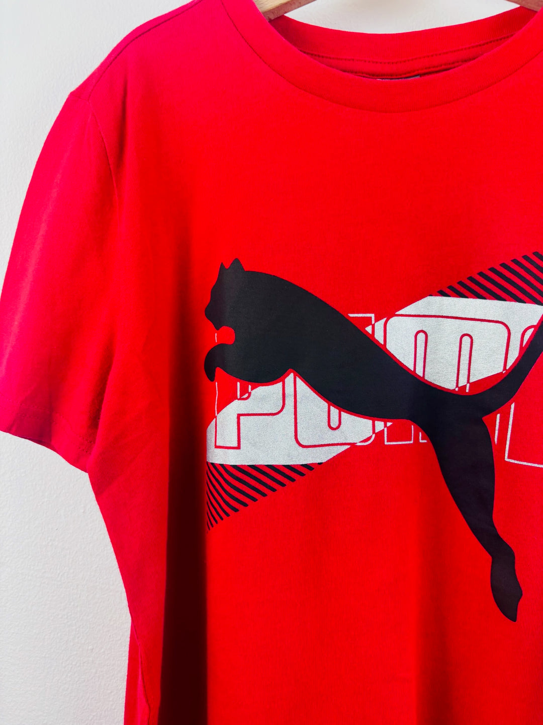 Puma Red Logo Graphic T-Shirt 11-12 Years