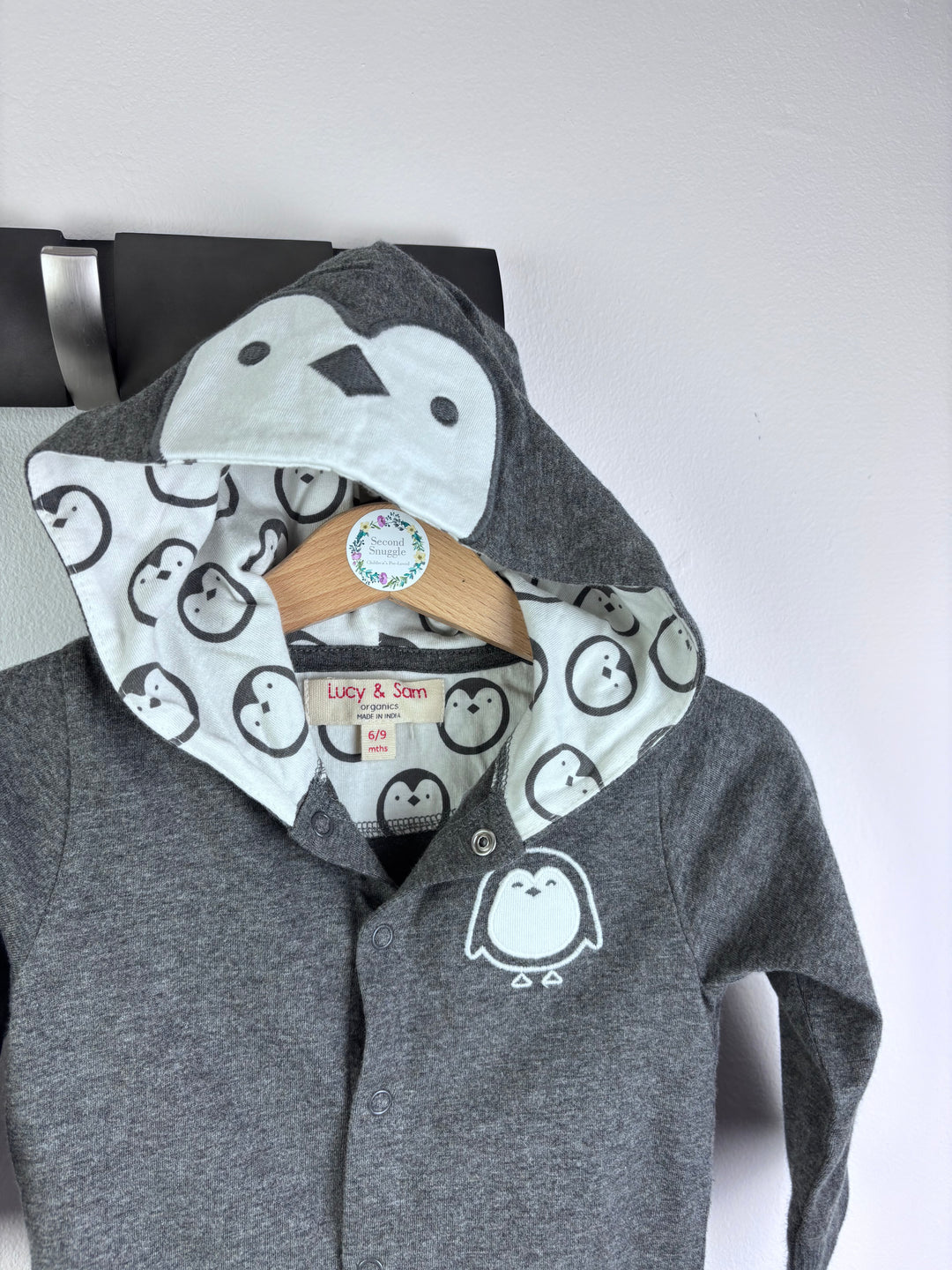 Lucy & Sam Penguin Print 4 Piece Set 6-12 Months-Sets-Second Snuggle Preloved