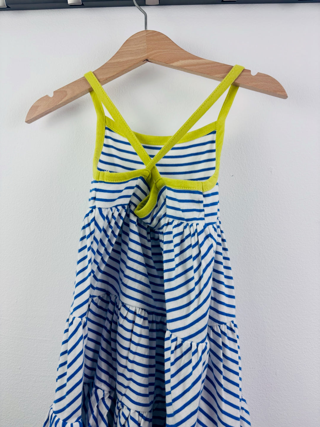 Boden Blue Striped Tiered Summer Dress 18-24 Months