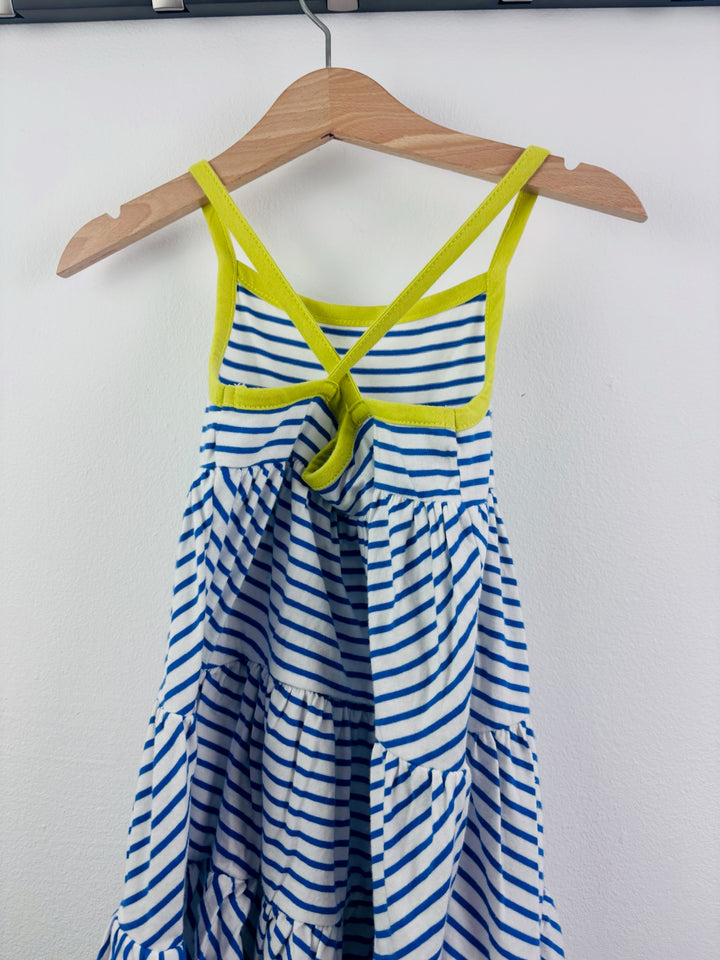 Boden Blue Striped Tiered Summer Dress 18-24 Months