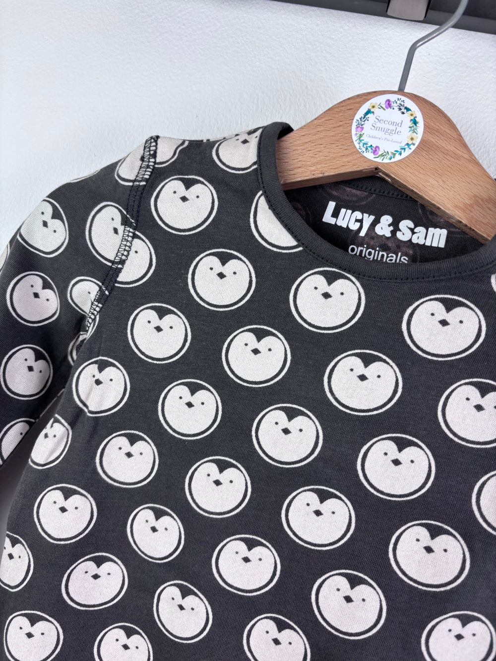 Lucy & Sam Monochrome Bodysuit Set 6-12 Months-Vests-Second Snuggle Preloved