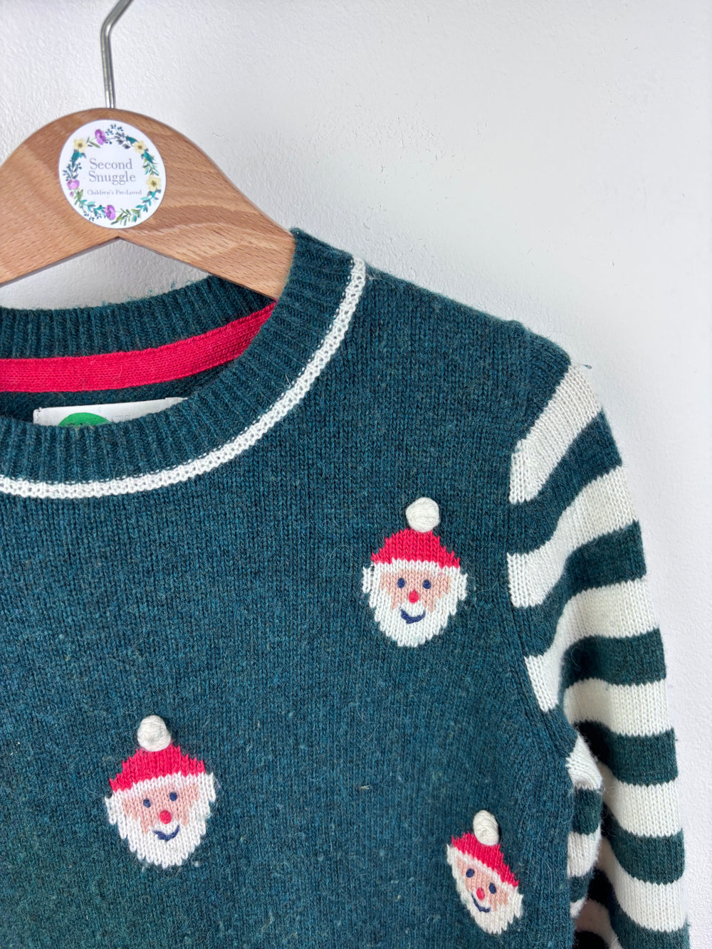Mini Boden Santa Jumper 5-6 Years-Jumpers-Second Snuggle Preloved