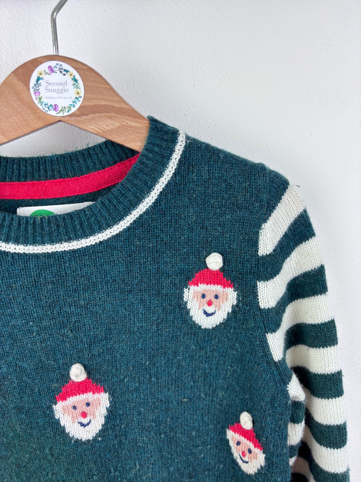 Mini Boden Santa Jumper 5-6 Years-Jumpers-Second Snuggle Preloved