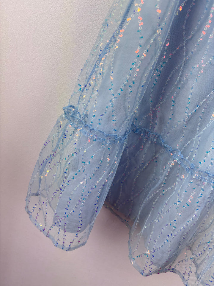 Next Blue Sparkle Dress 6 Years-Dresses-Second Snuggle Preloved