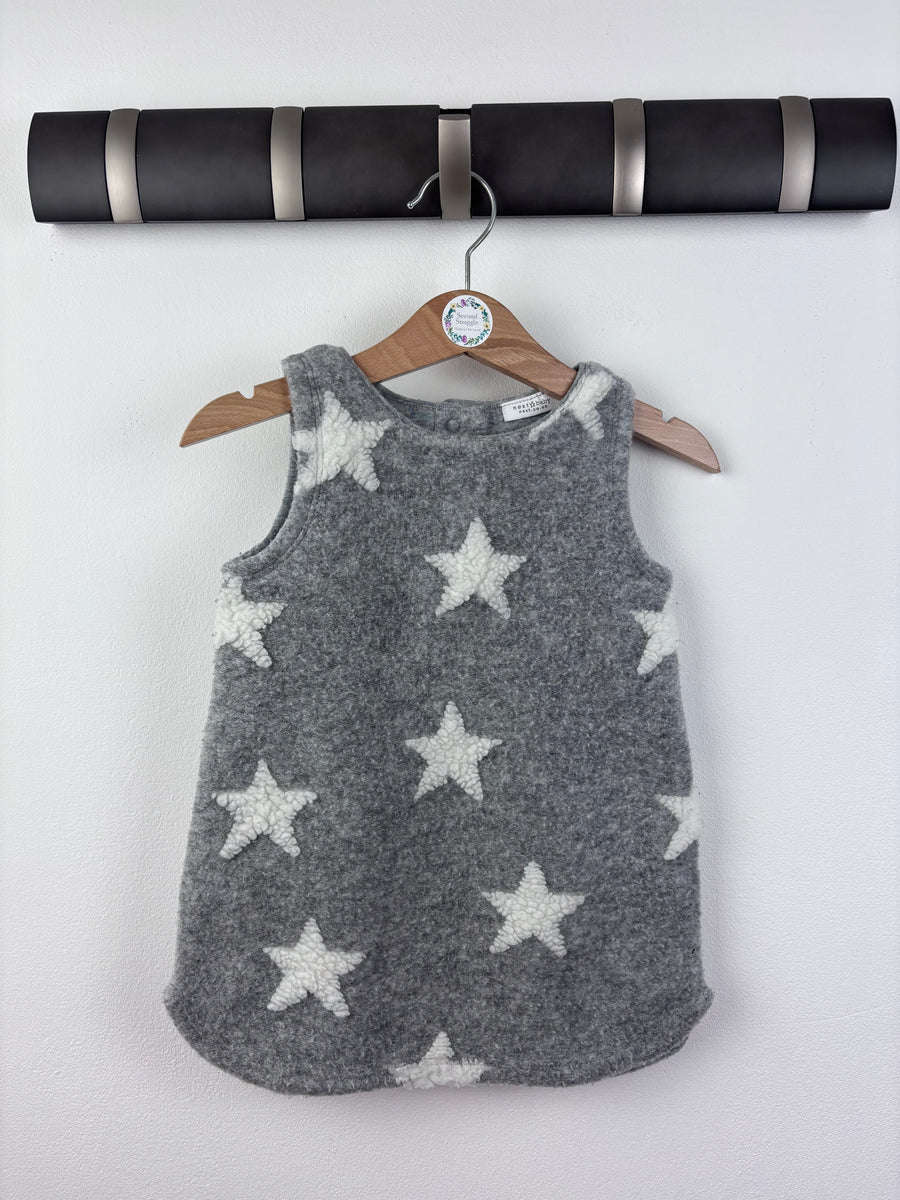 Next Grey Star Tunic 9-12 Months-Rompers-Second Snuggle Preloved