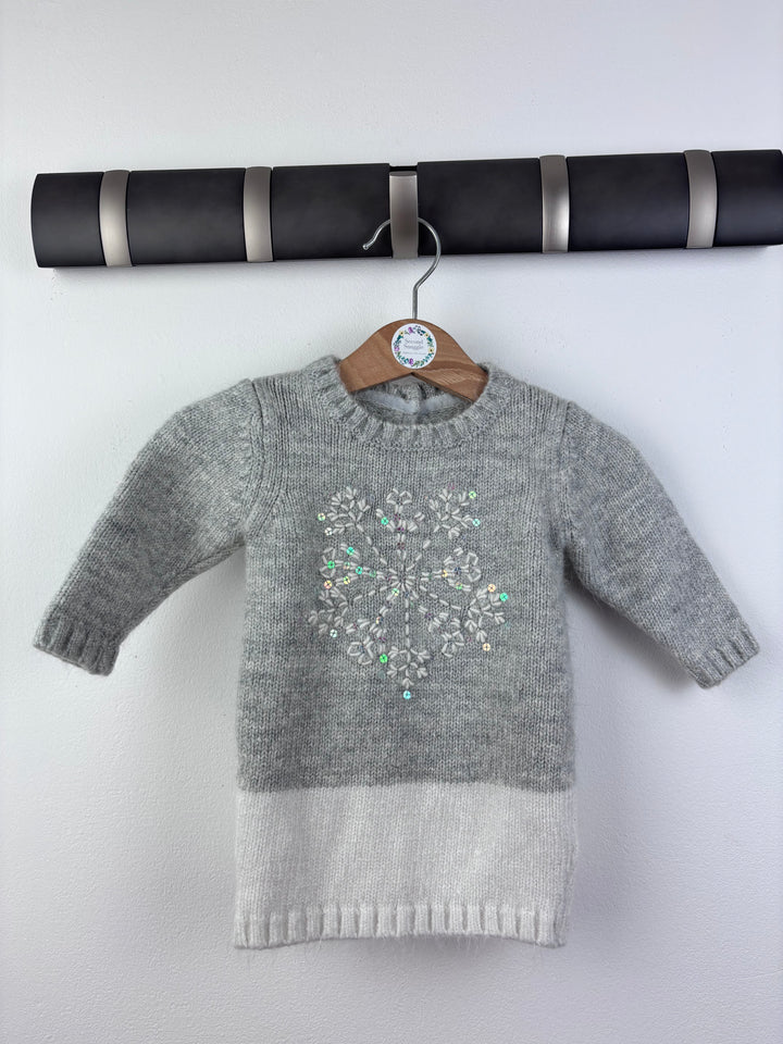M&S Knitted Dress 3-6 Months-Dresses-Second Snuggle Preloved