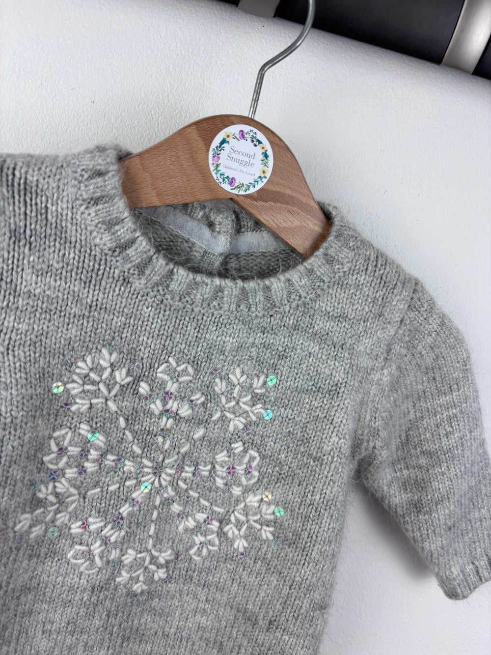 M&S Knitted Dress 3-6 Months-Dresses-Second Snuggle Preloved