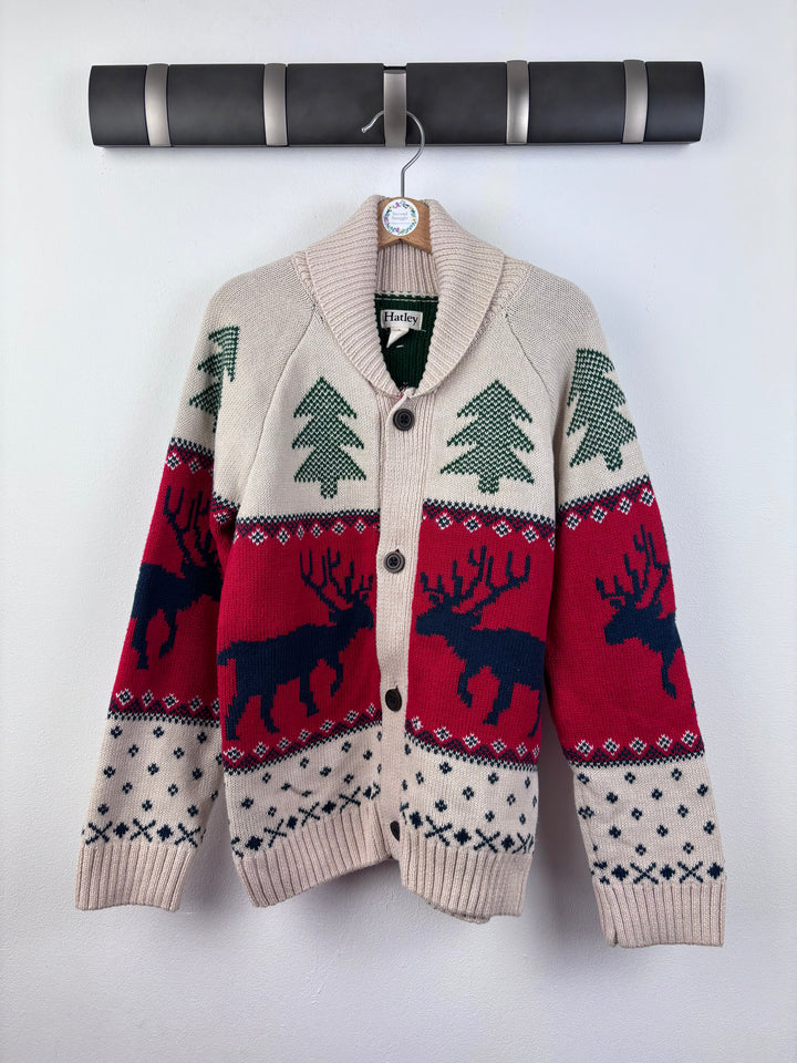 Hatley Christmas Cardigan 8 Years-Cardigans-Second Snuggle Preloved