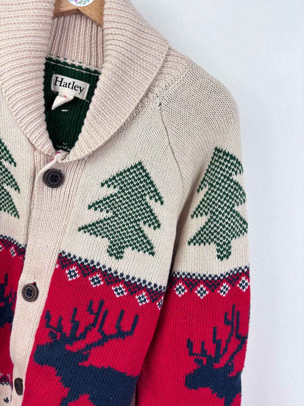 Hatley Christmas Cardigan 8 Years-Cardigans-Second Snuggle Preloved