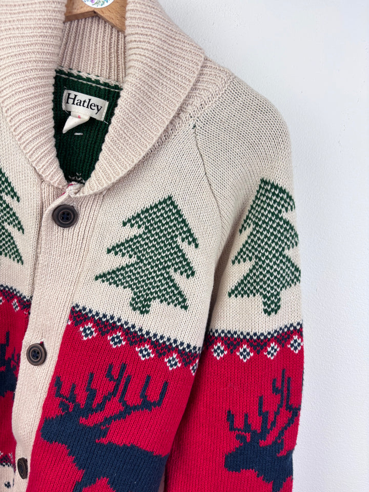 Hatley Christmas Cardigan 8 Years-Cardigans-Second Snuggle Preloved
