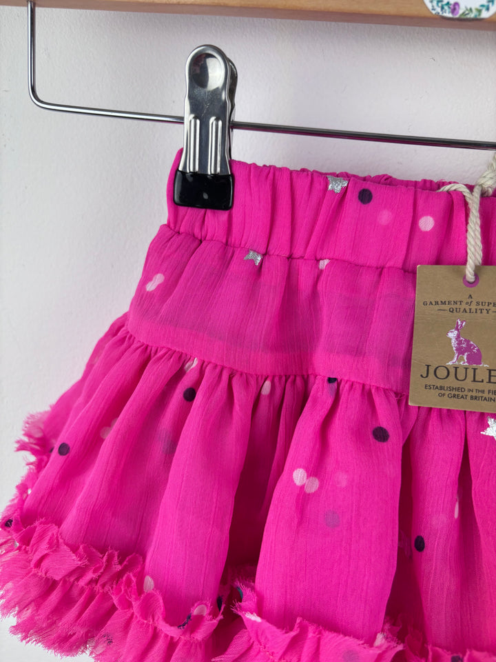 Joules Pink Spot Skirt 1 Year-Skirts-Second Snuggle Preloved