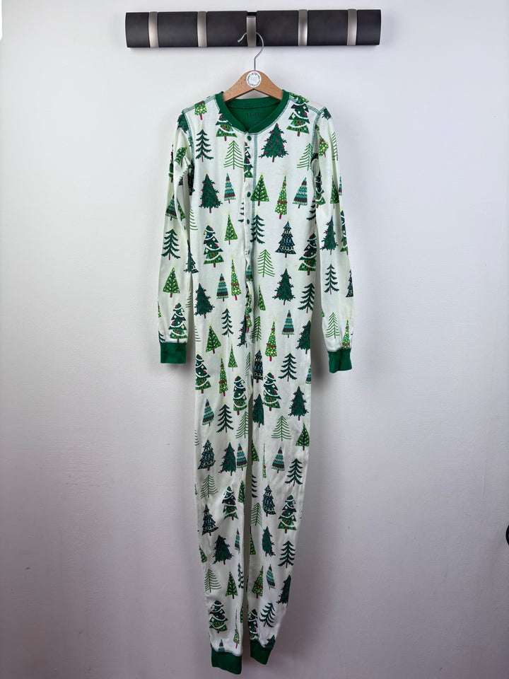 Hatley Christmas Trees Onesie 8 Years-Rompers-Second Snuggle Preloved