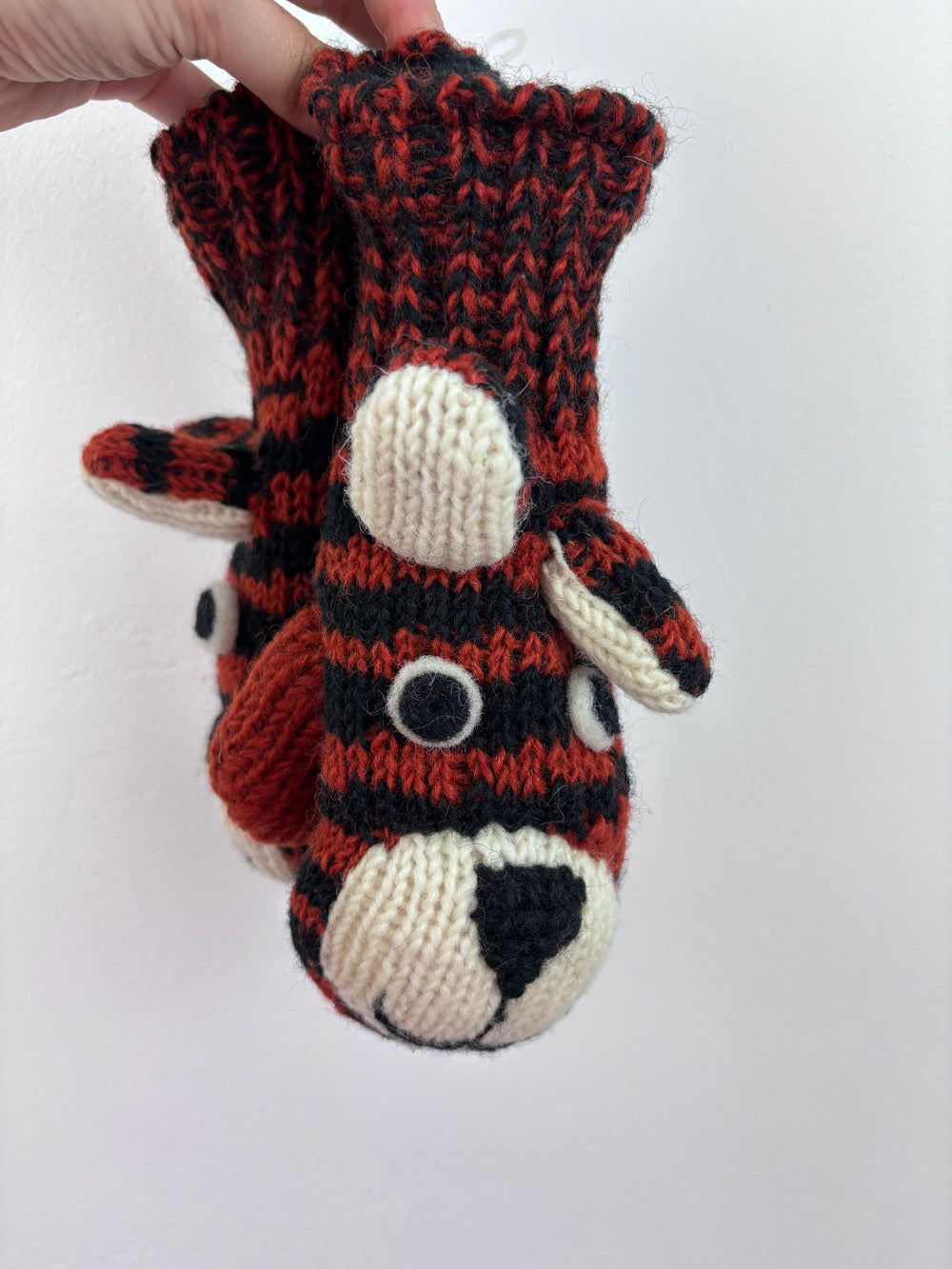 Mamita Tiger Mittens 1-3 Years-Scarfs & Gloves-Second Snuggle Preloved