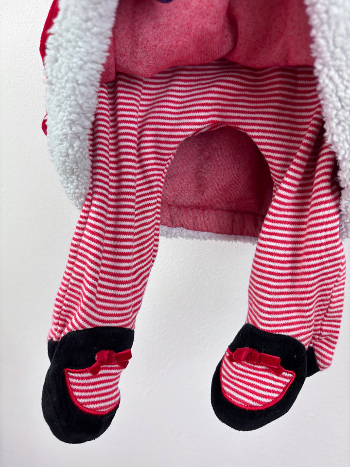 JoJo Santa Dress 3-6 Months-Sleepsuits-Second Snuggle Preloved