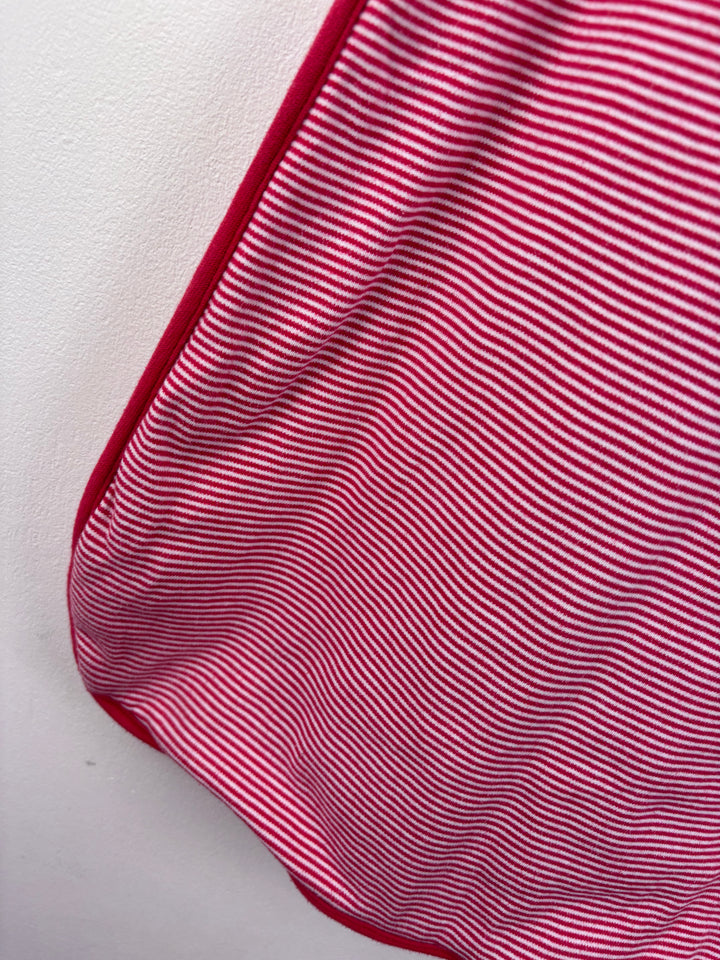 John Lewis Red Stripe Sleeping Bag 0-6 Months 1 Tog-Sleeping Bags-Second Snuggle Preloved