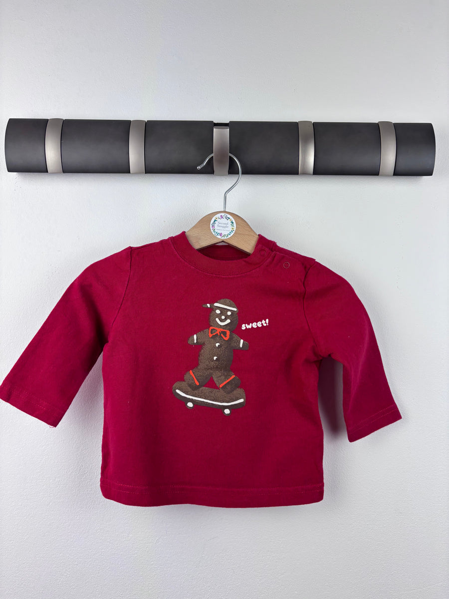 Baby Gap Christmas Top 3-6 Months-Tops-Second Snuggle Preloved