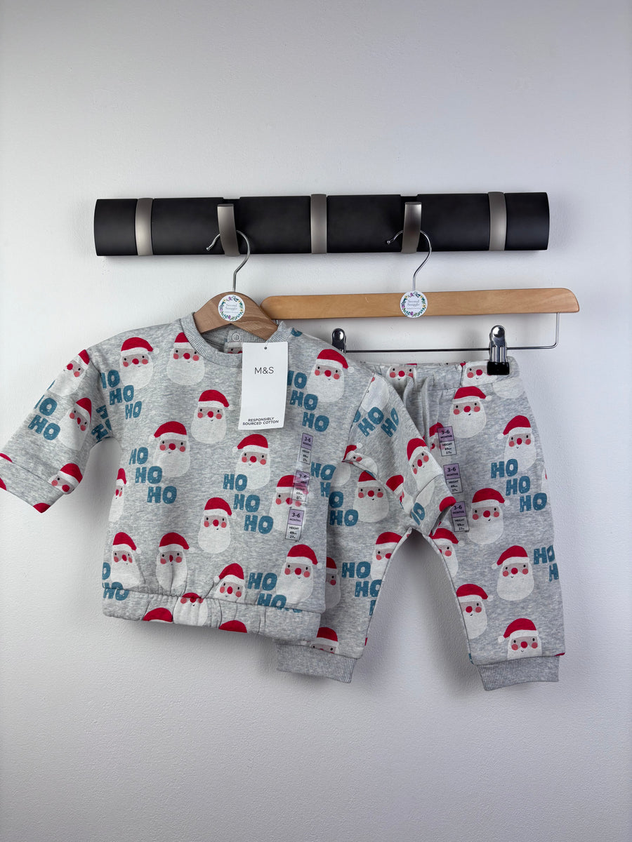 M&S Santa Outfit 3-6 Months-Sets-Second Snuggle Preloved