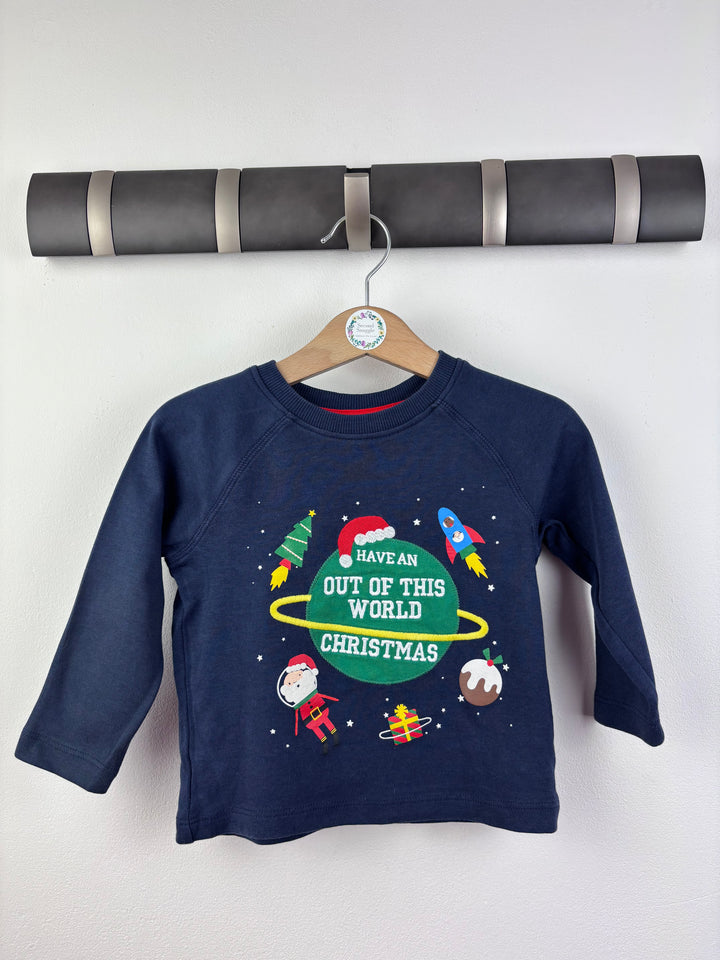 Mothercare Christmas Top 12-18 Months-Tops-Second Snuggle Preloved