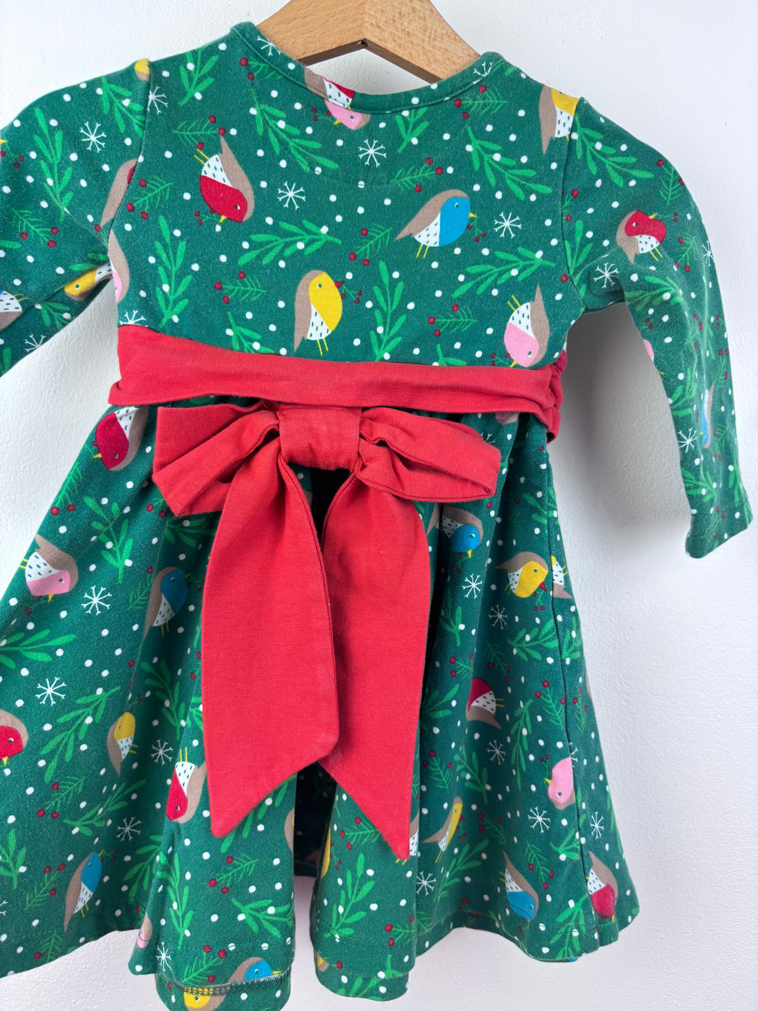 Frugi Christmas Dress 3-6 Months-Dresses-Second Snuggle Preloved