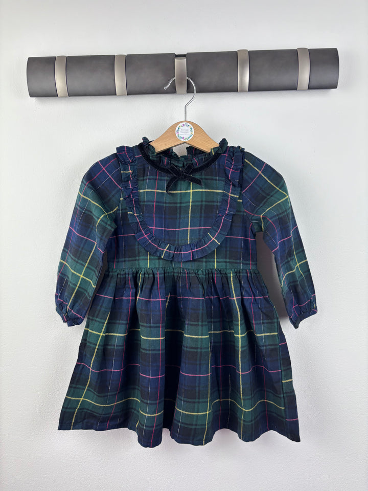 Next Tartan Dress 12-18 Months-Dresses-Second Snuggle Preloved