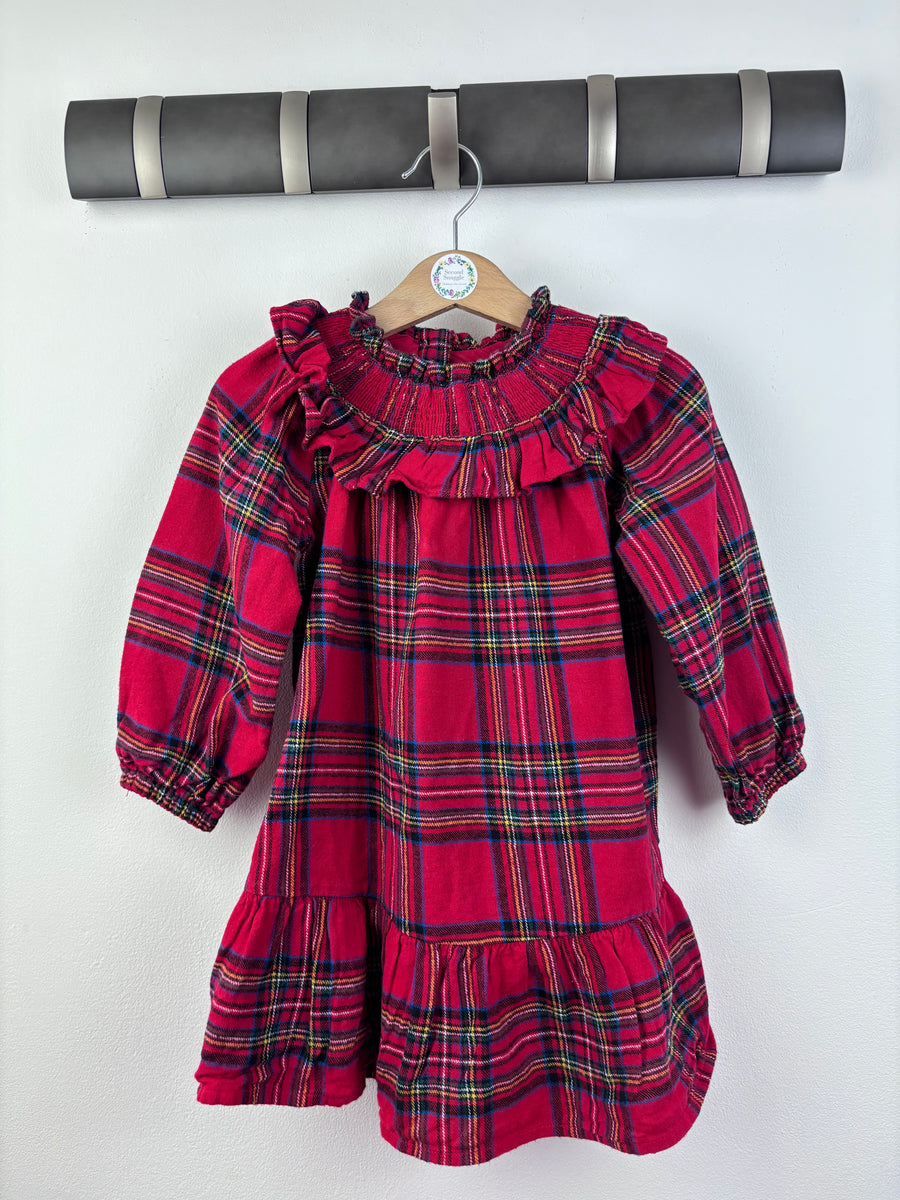 Matalan Tartan Dress 2-3 Years-Dresses-Second Snuggle Preloved