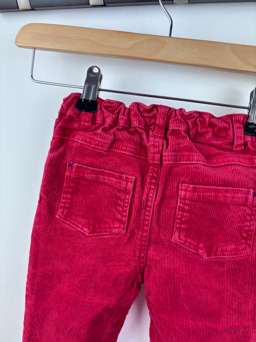 John Lewis Red Cord Trousers 9-12 Months-Trousers-Second Snuggle Preloved