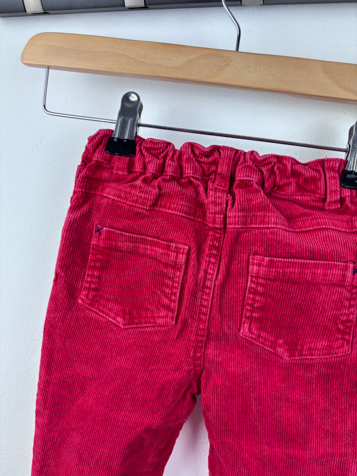 John Lewis Red Cord Trousers 9-12 Months-Trousers-Second Snuggle Preloved