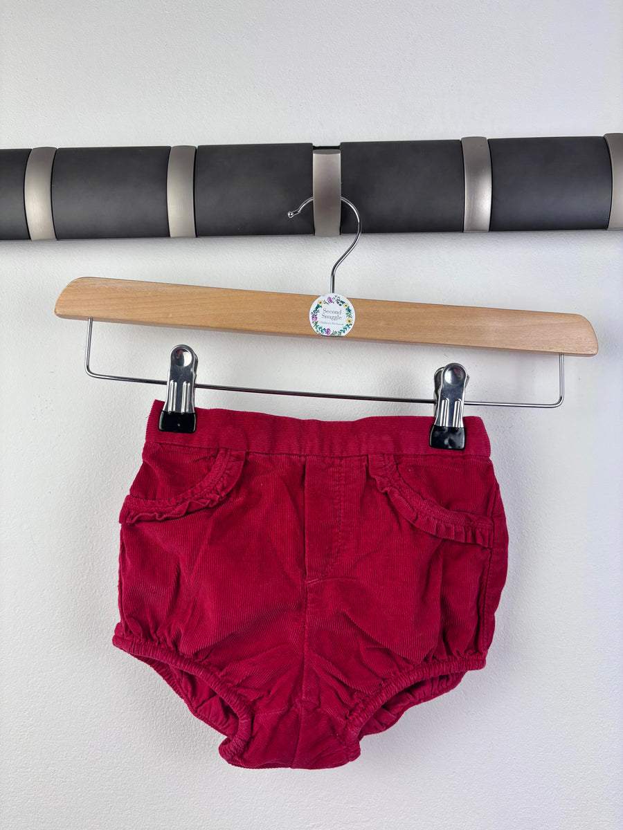 Baby Gap Red Cord Shorts 6-12 Months-Shorts-Second Snuggle Preloved