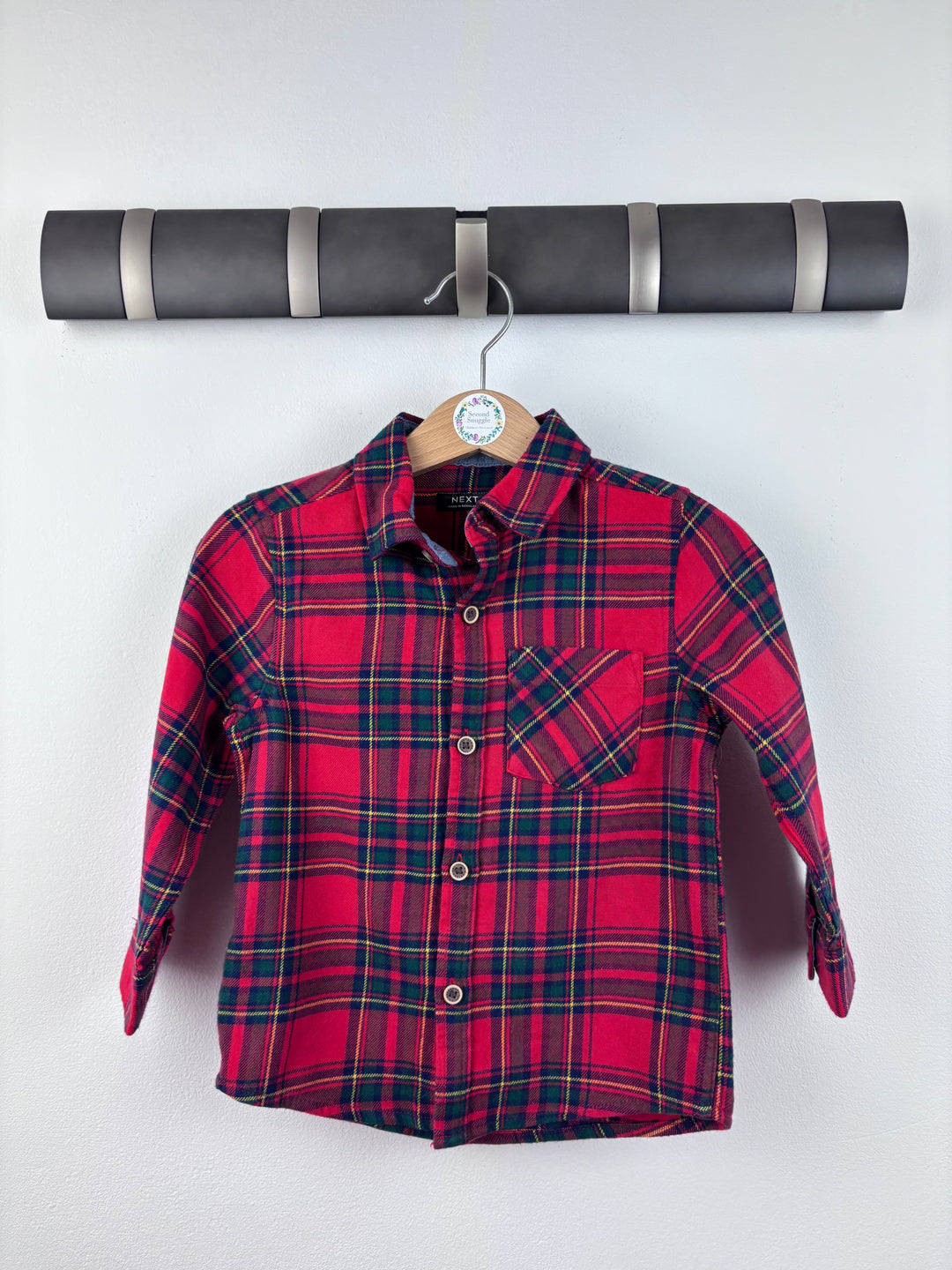 Next Tartan Shirt 12-18 Months-Shirts-Second Snuggle Preloved