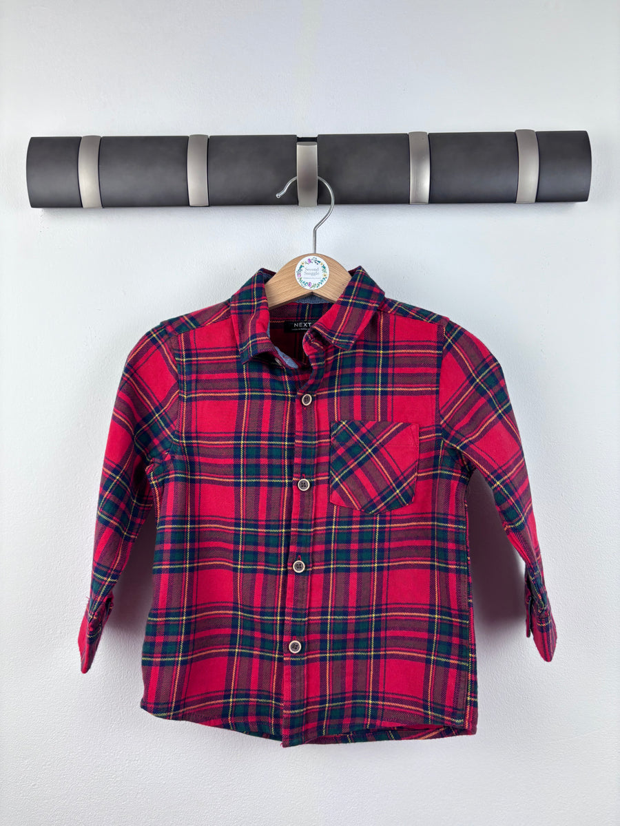 Next Tartan Shirt 12-18 Months-Shirts-Second Snuggle Preloved