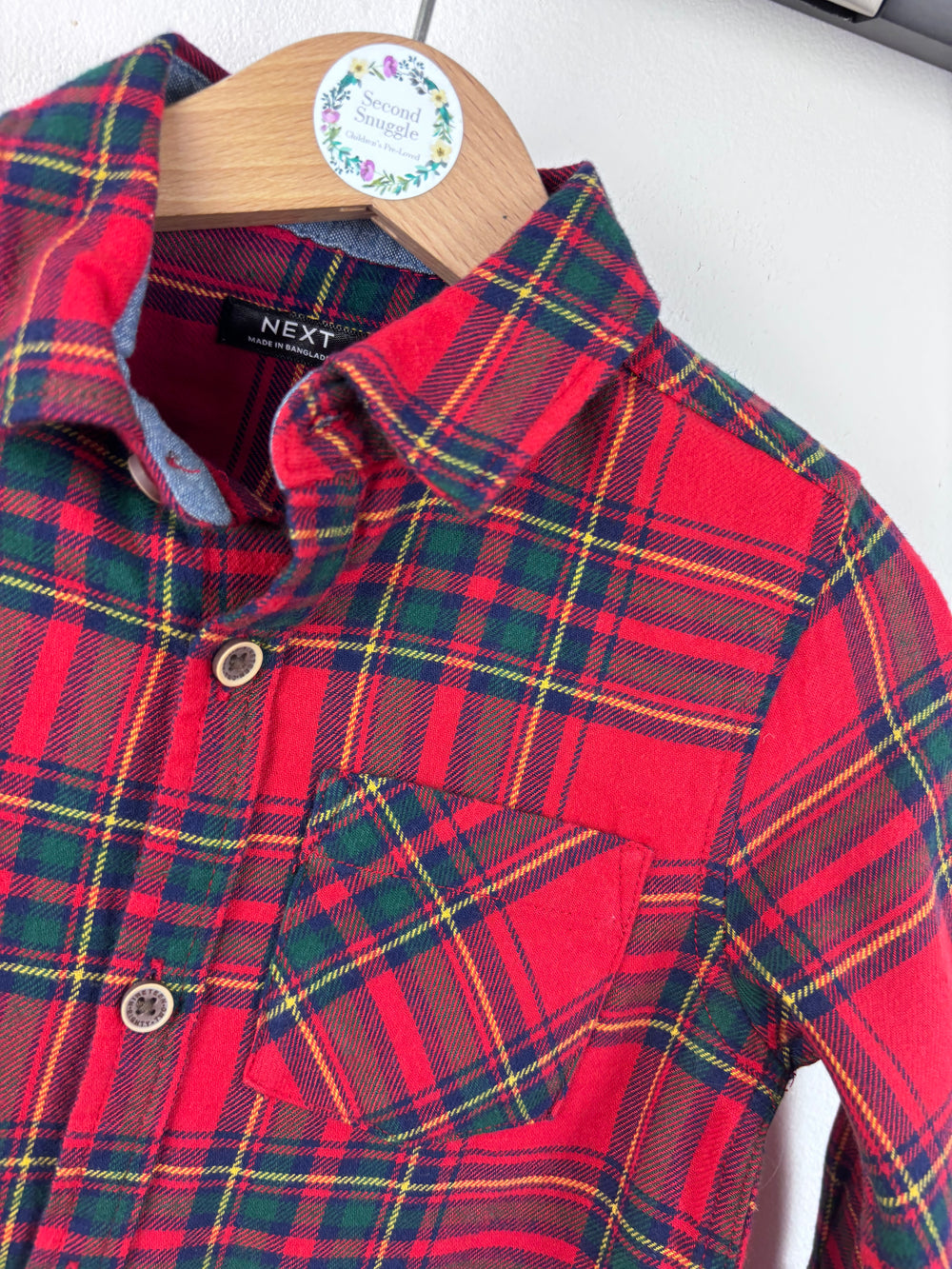 Next Tartan Shirt 12-18 Months-Shirts-Second Snuggle Preloved