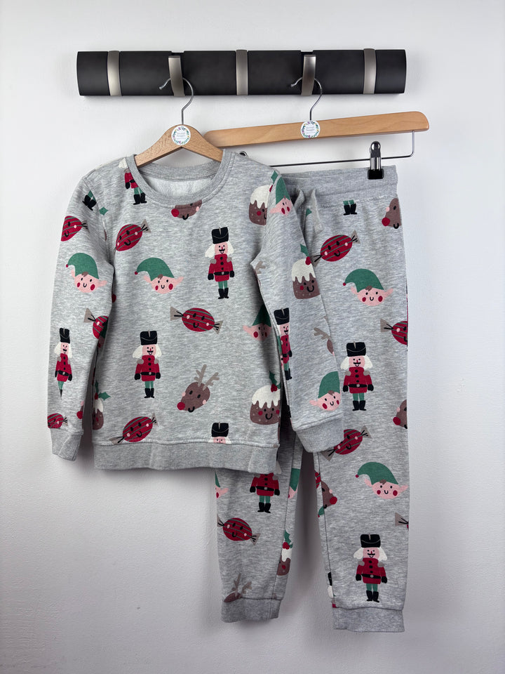 George Christmas Jumper & Joggers Set 6-7 Years-Jumpers-Second Snuggle Preloved