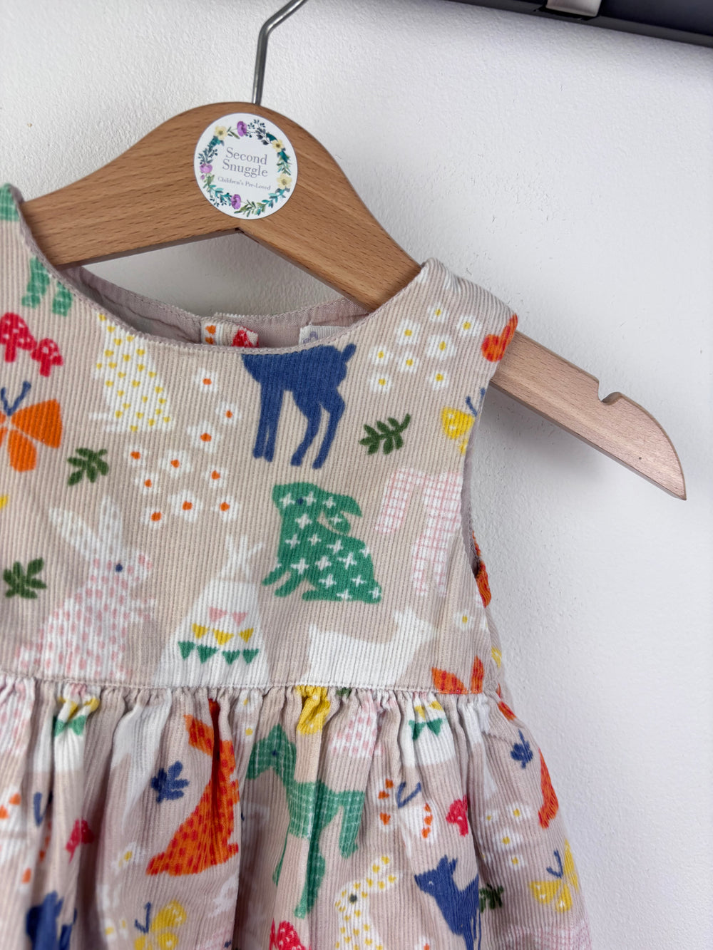 John Lewis Cord Dress 3-6 Months-Dresses-Second Snuggle Preloved