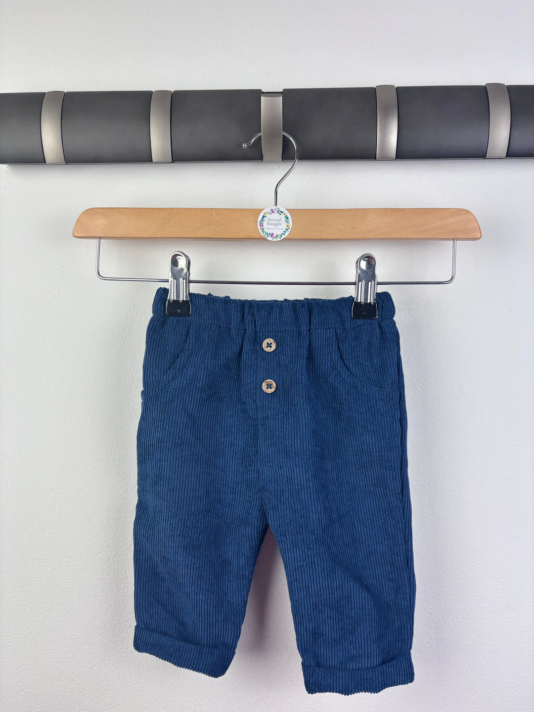 Tu Blue Cord Trousers 0-3 Months