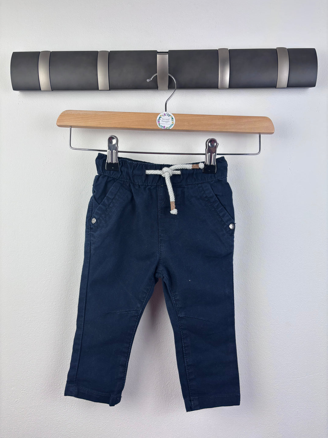 Next Navy Joggers 3-6 Months