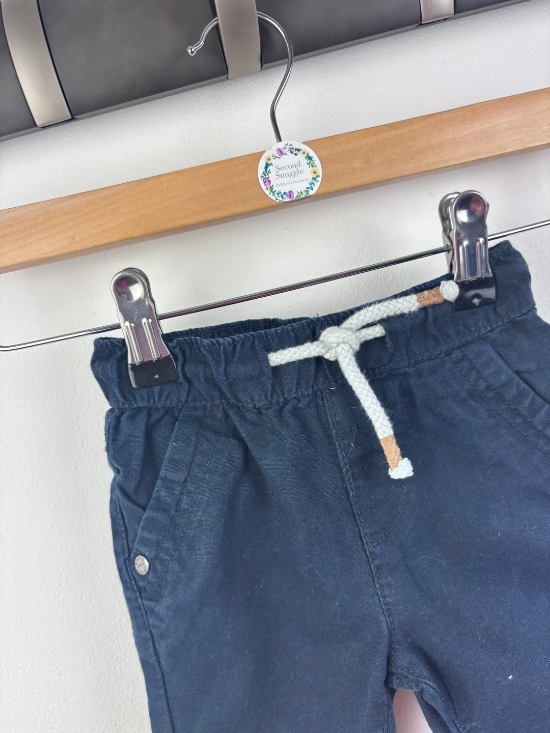 Next Navy Joggers 3-6 Months