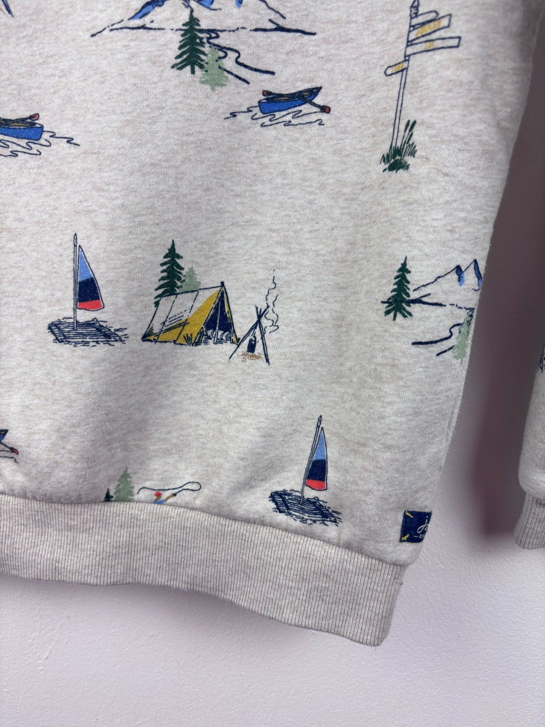 Joules Quarter Zip Sweatshirt 9 Years