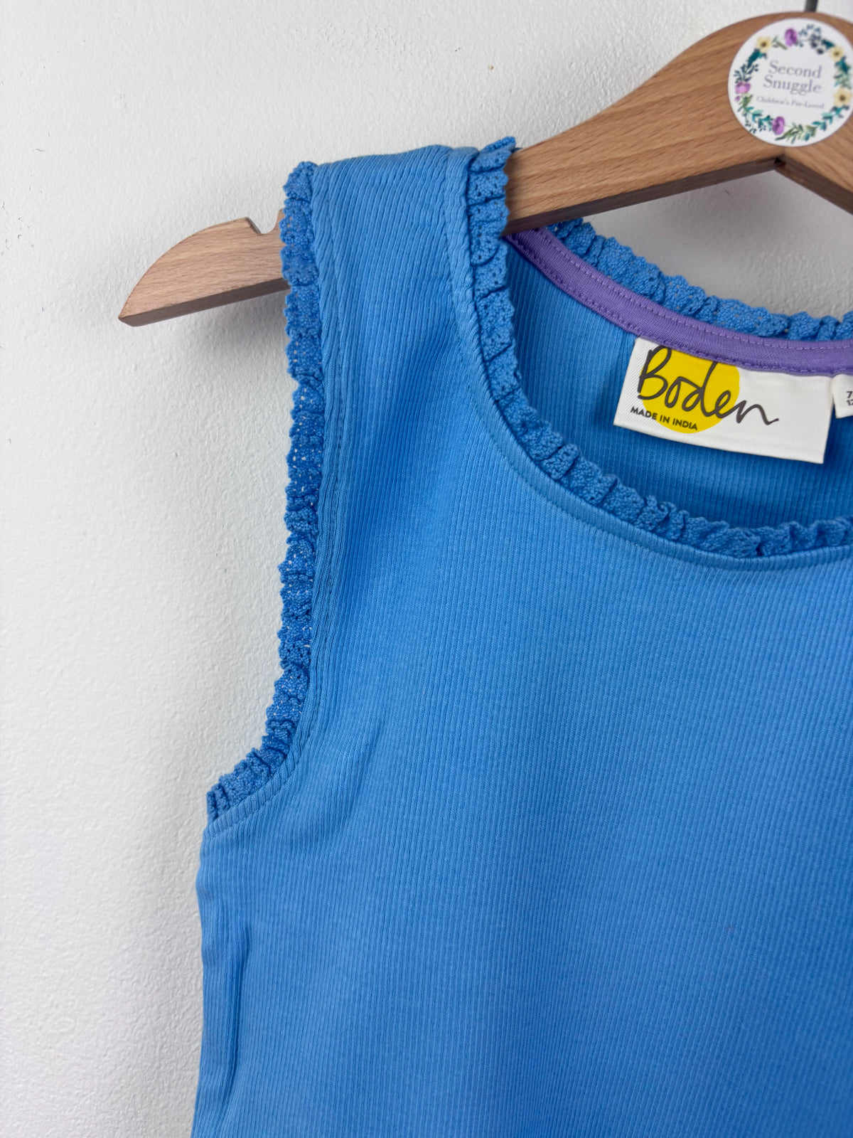 Mini Boden Blue Vest T-shirt-Tops-Second Snuggle Preloved
