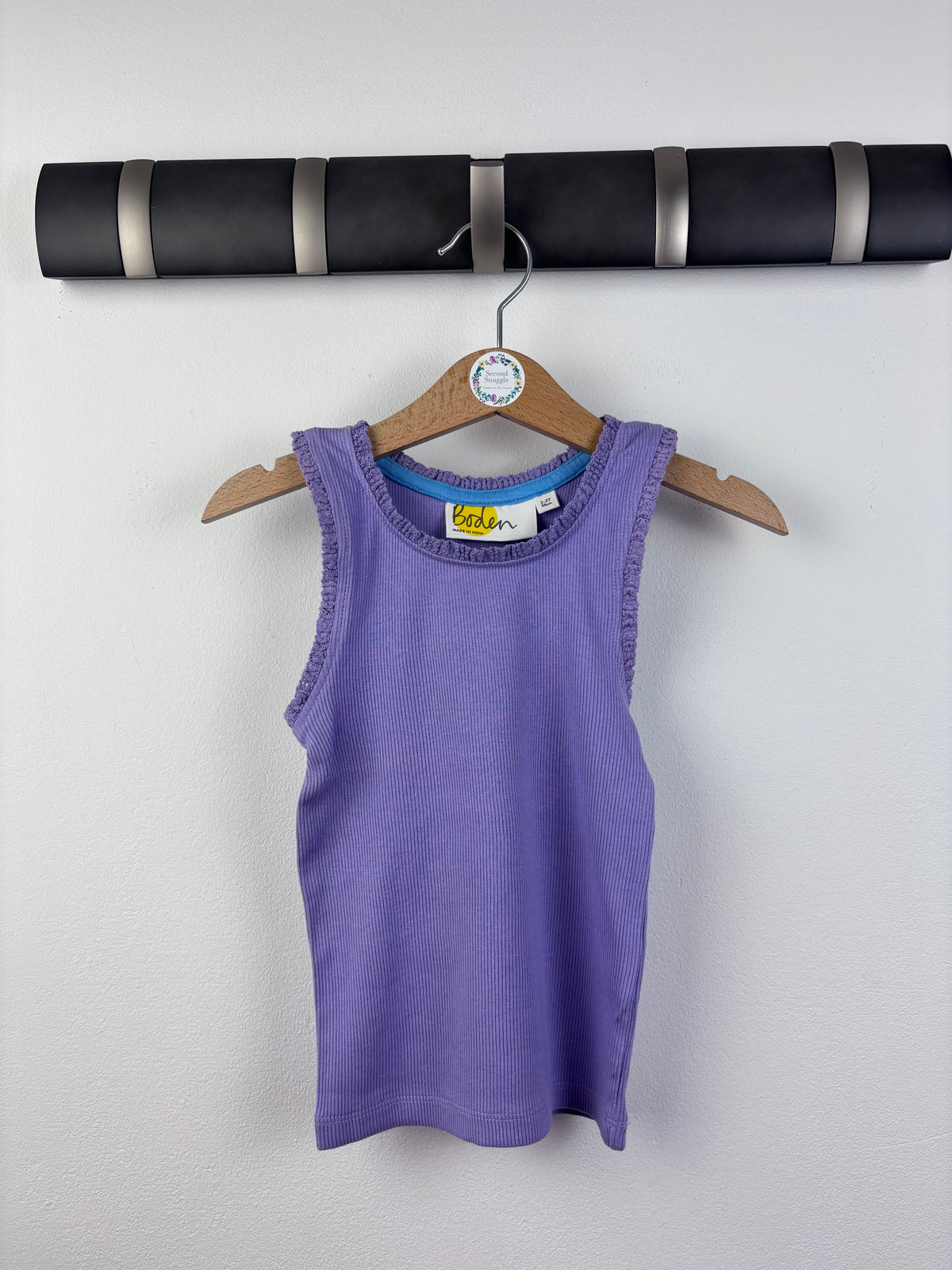 Mini Boden Purple Vest T-shirt 6-7 Years-Tops-Second Snuggle Preloved