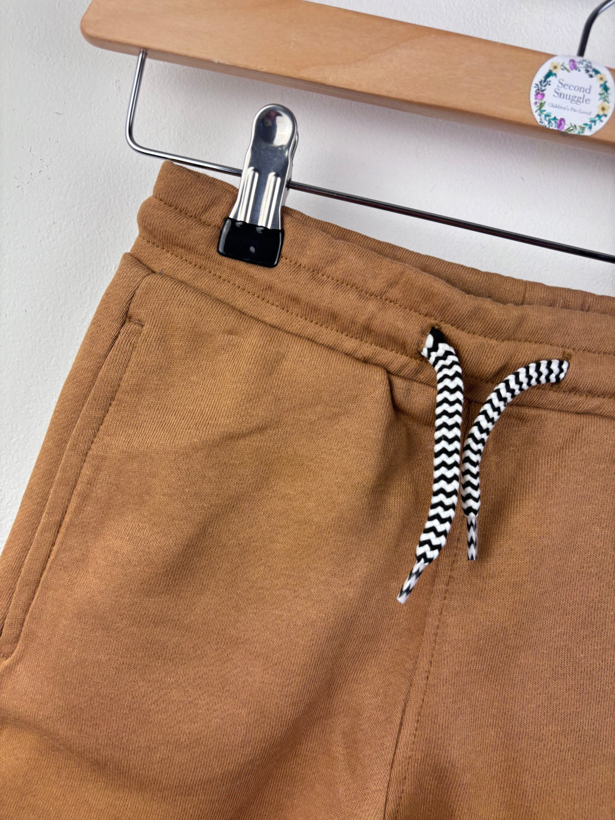 Penguin Brown Jersey Shorts-Shorts-Second Snuggle Preloved