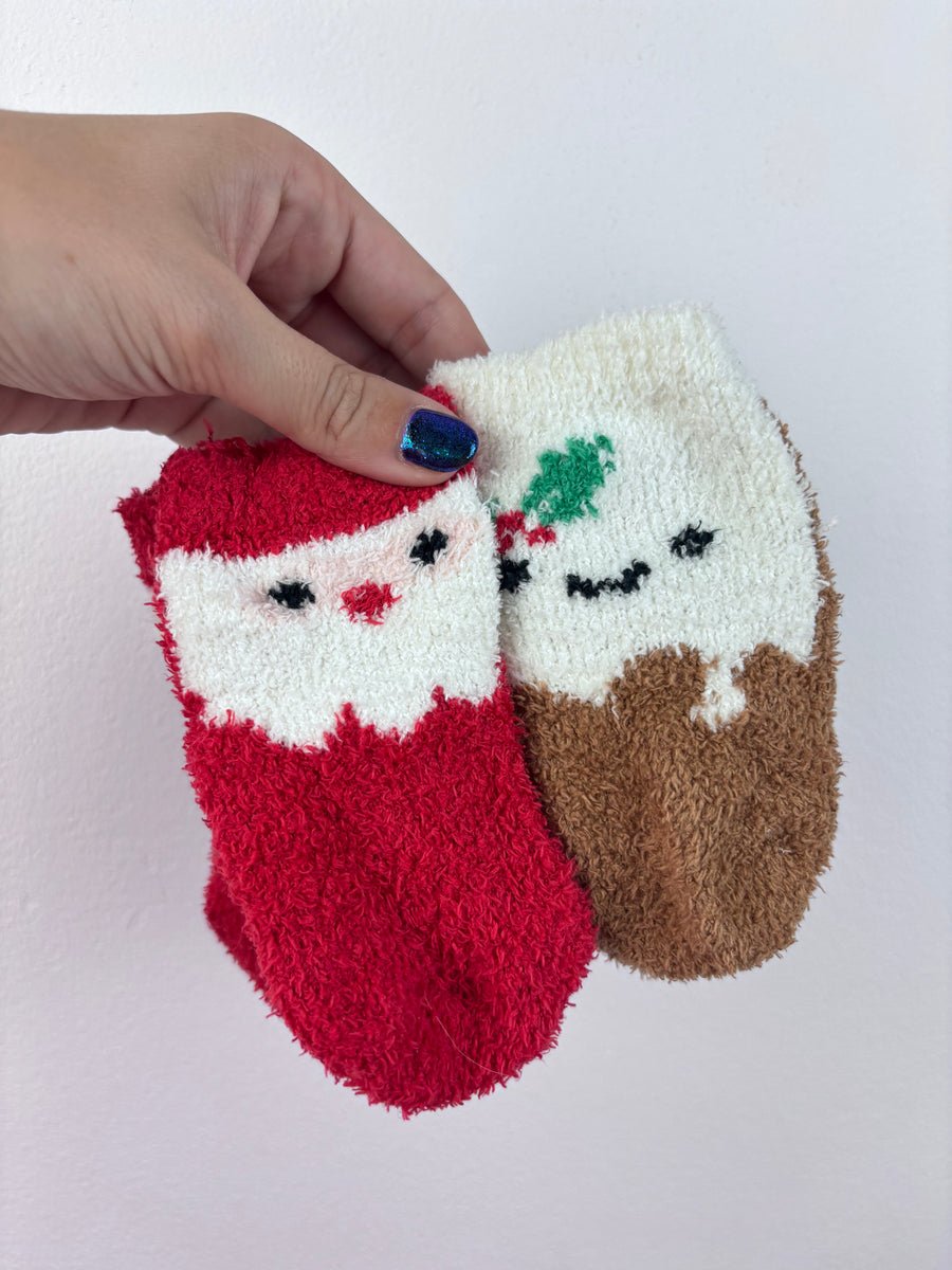 Baby Socks Christmas 0-6 Months-Tights & Socks-Second Snuggle Preloved