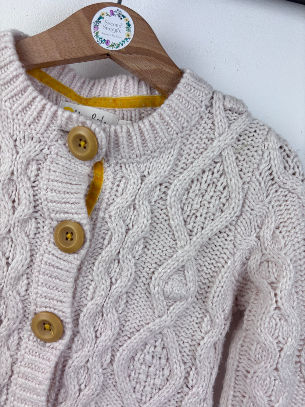Mini Boden Cable Knit Cardigan 3-4 Years-Cardigans-Second Snuggle Preloved