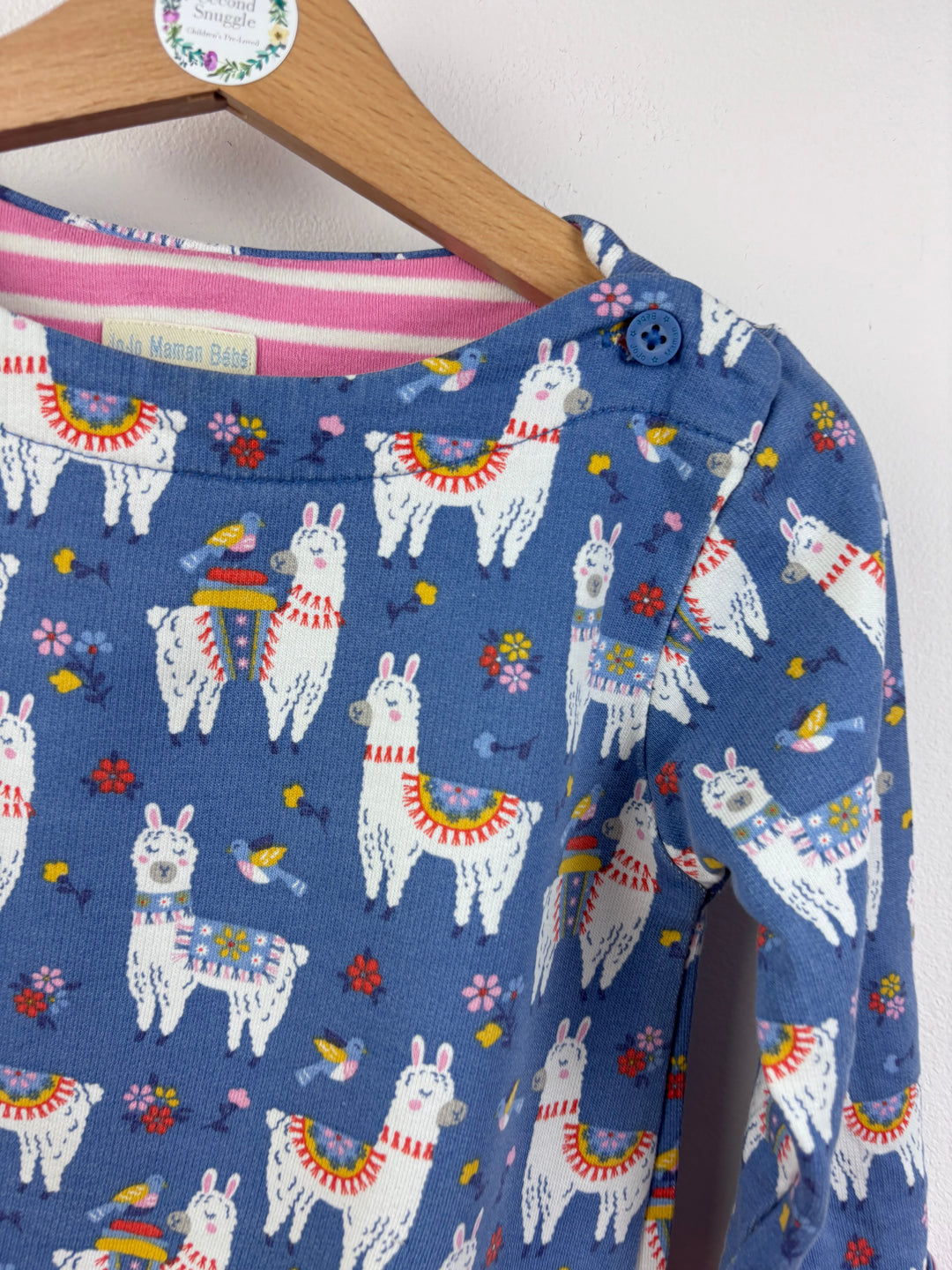 JoJo Maman Bébé Llama Dress 3-4 Years